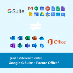 Qual a diferença entre Google G Suite e Pacote Office?