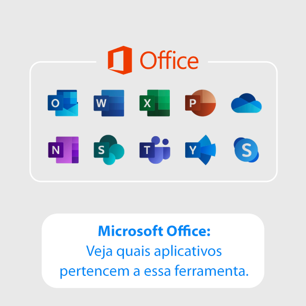 Microsoft Office: Veja quais aplicativos pertencem a essa ferramenta